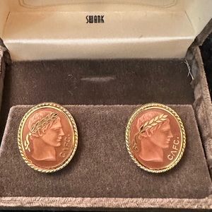 Vintage Swank CAFC Roman cuff links